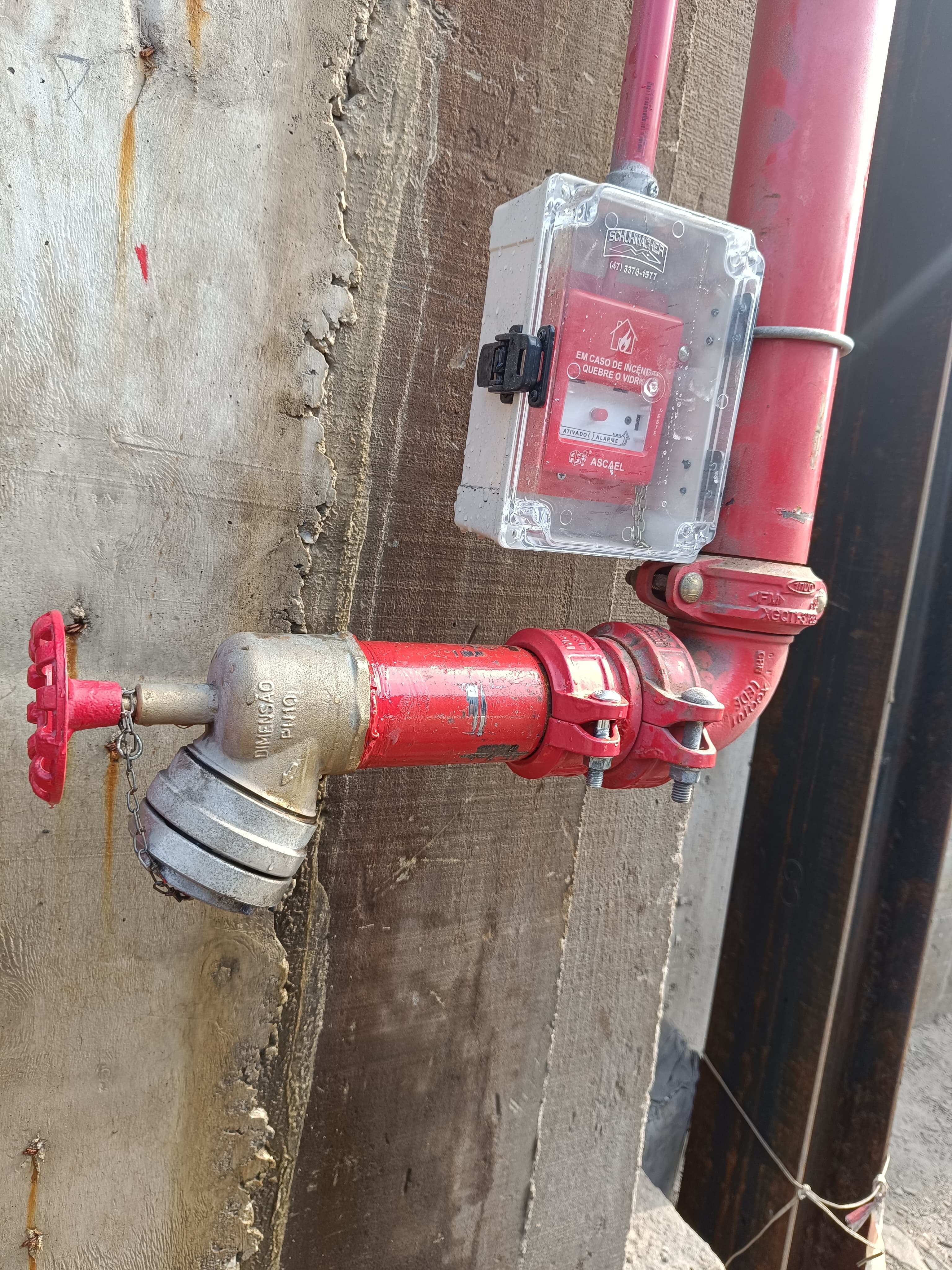 Instalação de Hidrante